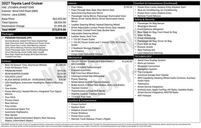 toyota land cruiser 2027 JTEABFAJ9VK071049 image toyota land cruiser 2027 JTEABFAJ9VK071049 image